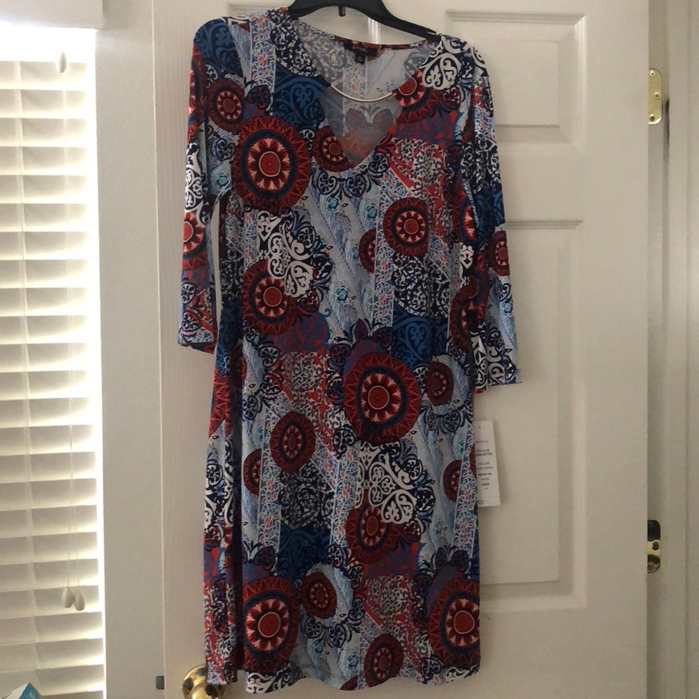 MSK 3/4 sleeve dress